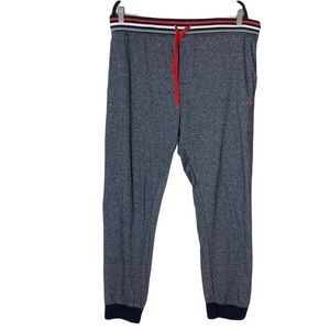Balanced Tech Jogger Sweatpants L Stripe Drawstring Pockets Gym Workout Running